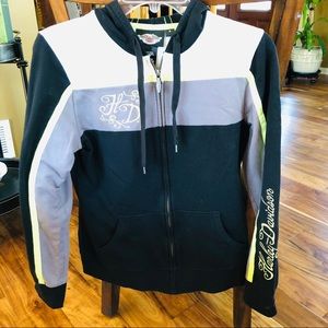 Harley Davidson zipper hoodie
